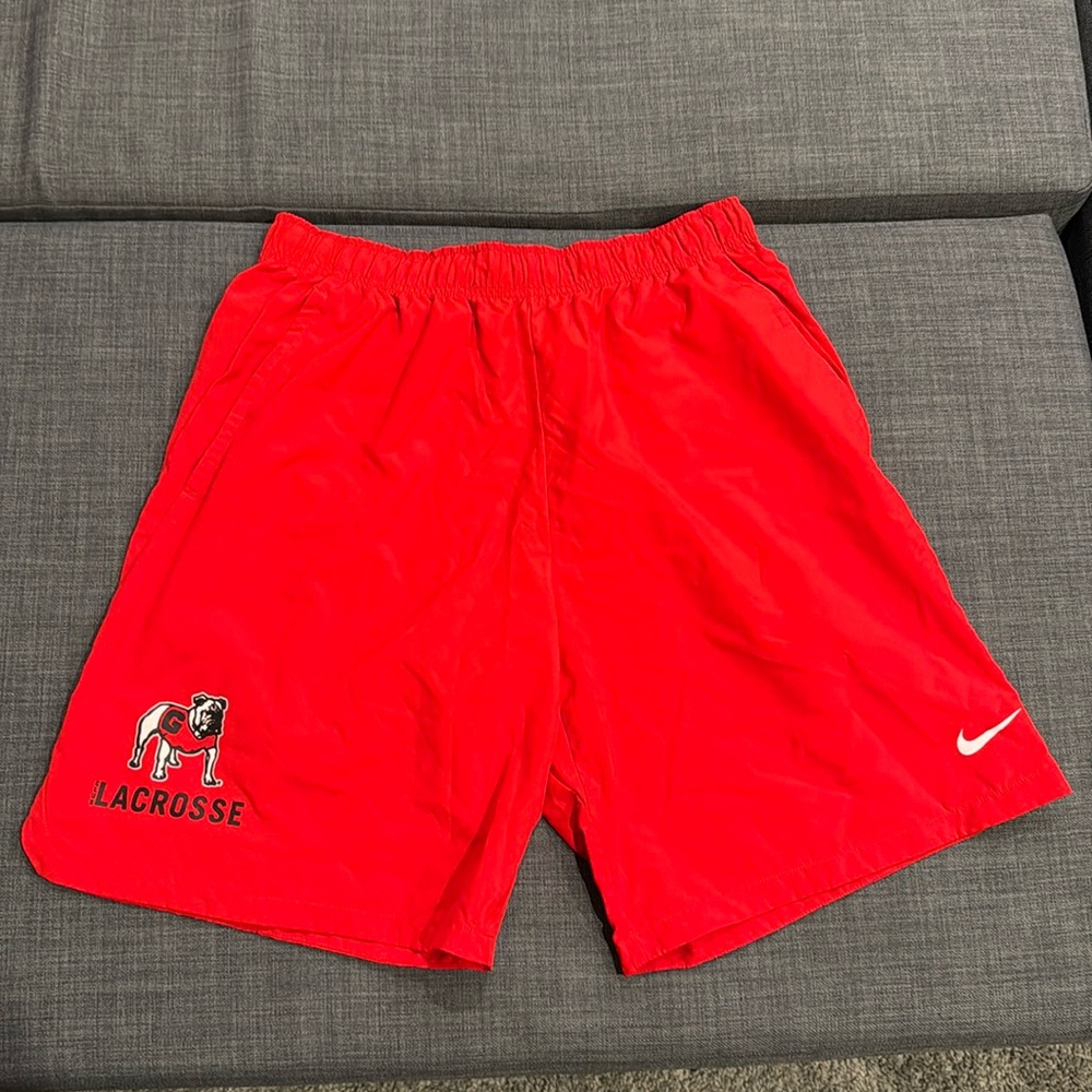 Nike UGA Lacrosse athletic shorts